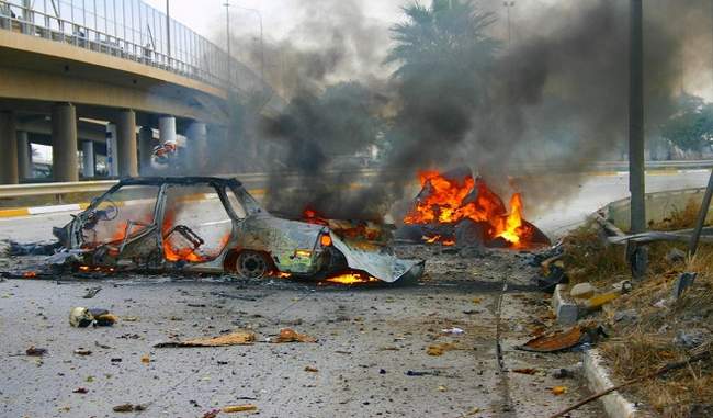 नाइजीरिया में मतदान से पहले मैदुगुरी शहर में हुये विस्फोट