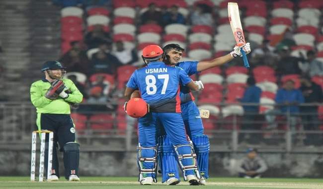अफगानिस्तान का टी20 में रिकार्ड स्कोर, आयरलैंड से जीती सीरीज
