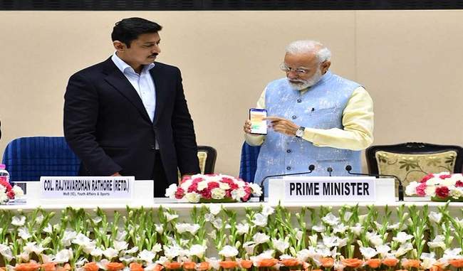 प्रधानमंत्री नरेंद्र मोदी ने खेलो इंडिया एप किया लांच