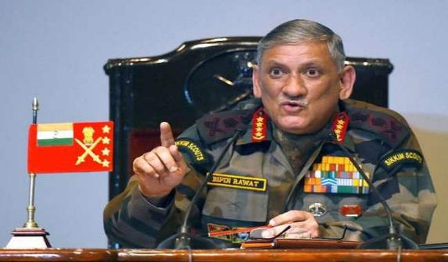 army-chief-general-rawat-gave-war-signals-to-pakistan