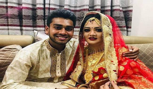 बांग्लादेश के क्रिकेटर मेहदी हसन ने 21 साल की उम्र में रचाई शादी