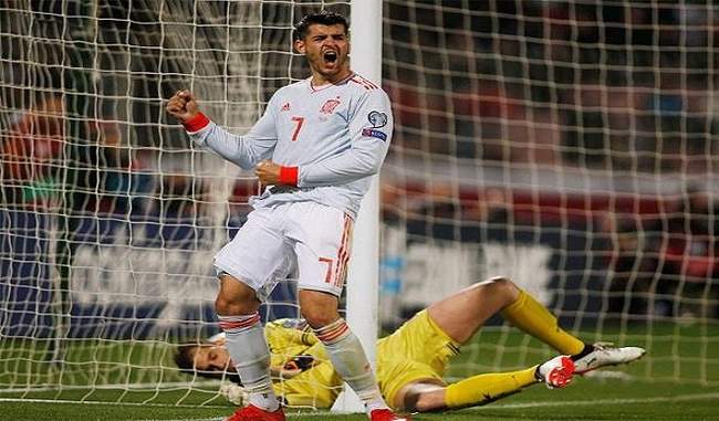 स्पेन के मोराता ने माल्टा को 2-0 से हराया: Euro 2020 Qualifying