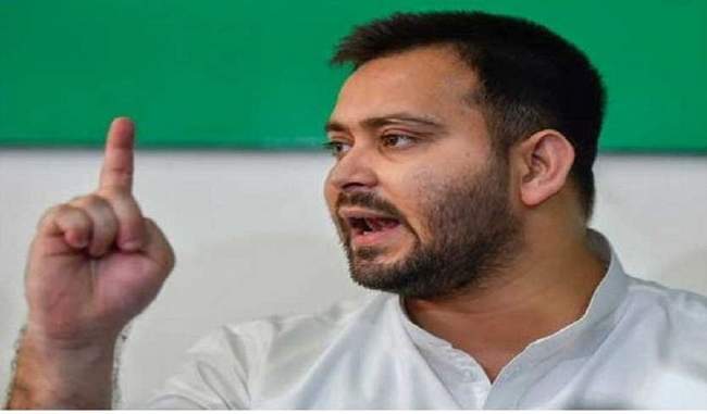 dictator-bjp-not-allowing-son-to-meet-father-says-tejaswi-yadav