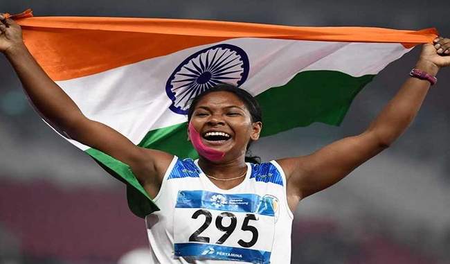 swapna-and-mixed-relay-team-won-the-silver-medal-in-the-athletics-championship