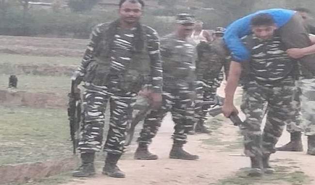 crpf-jawan-carries-sick-poll-official-for-three-km