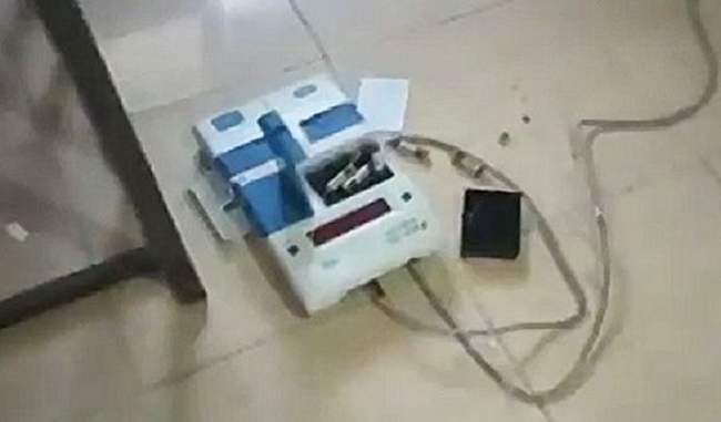 bjp-assembly-candidate-held-for-destroying-evm-in-a-booth