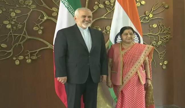 sushma-swaraj-meets-iranian-foreign-minister-discusses-bilateral-relations