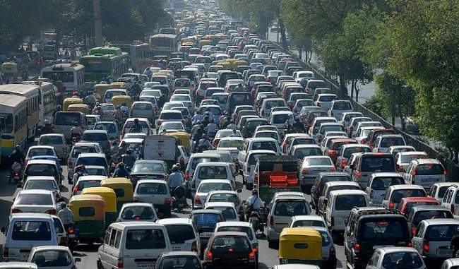 delhi-massive-traffic-jam