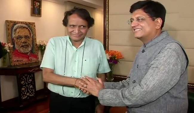 piyush-goyal-handled-the-charge-of-commerce-and-industry
