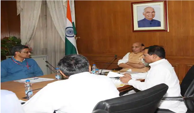 rajnath-meets-with-top-officials-on-issues-related-to-defense-procurement
