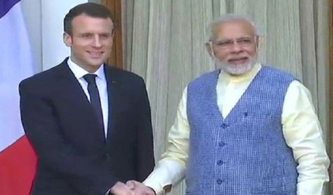 modi-accepted-the-invitation-of-macron-to-attend-a-session-of-g7
