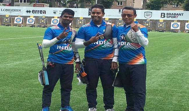 indian-men-s-recurve-team-enters-world-archery-championship-final