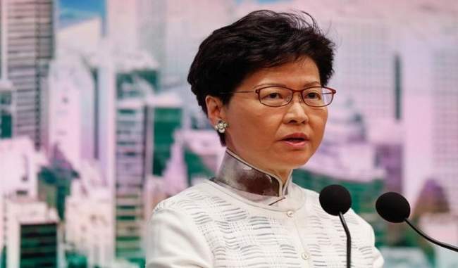 hong-kong-demonstrators-demanded-the-resignation-of-chief-administrator-carrie-lam