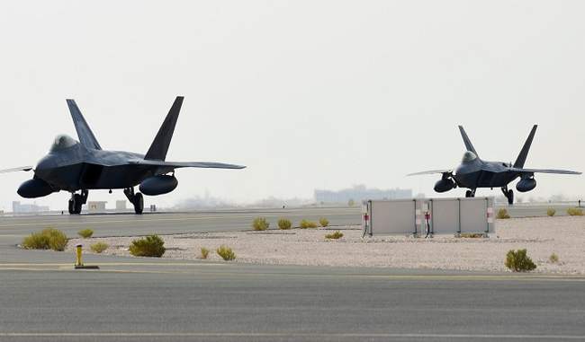 us-deployed-f22-fighter-aircraft-in-qatar-amidst-mounting-tension-with-iran
