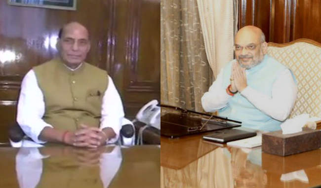 shah-takes-charge-as-a-home-and-rajnath-takes-charge-as-a-defence