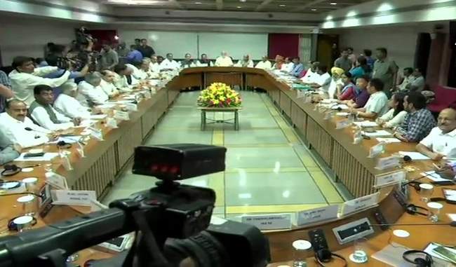 before-the-parliament-session-pm-modi-convened-an-all-party-meeting-discussions-on-several-issues
