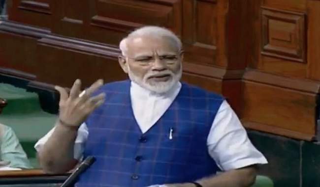pm-modis-reply-to-the-motion-of-thanks-on-the-presidents-address-in-the-lok-sabha