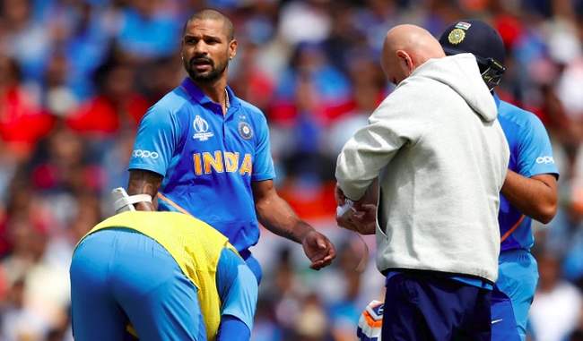 injured-shikhar-dhawan-ruled-out-of-world-cup-2019-for-3-weeks