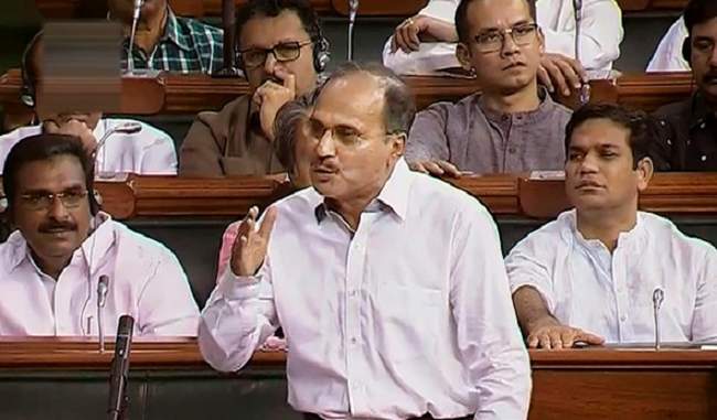 congress-jd-s-stormed-the-government-s-issue-of-crisis-in-the-lok-sabha