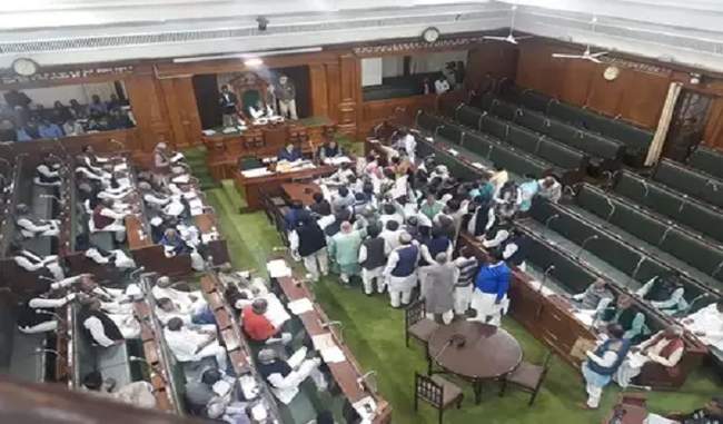 demand-of-resignation-of-mangal-pandey-in-bihar-assembly-on-death-of-children-from-aes