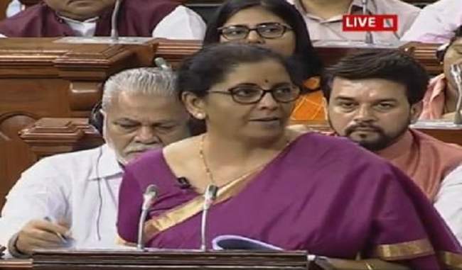 finance-minister-nirmala-sitharaman-is-presenting-the-union-budget-2019