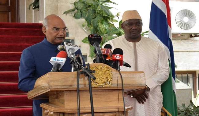 india-extends-500-000-assistance-to-gambia-during-president-kovind-visit