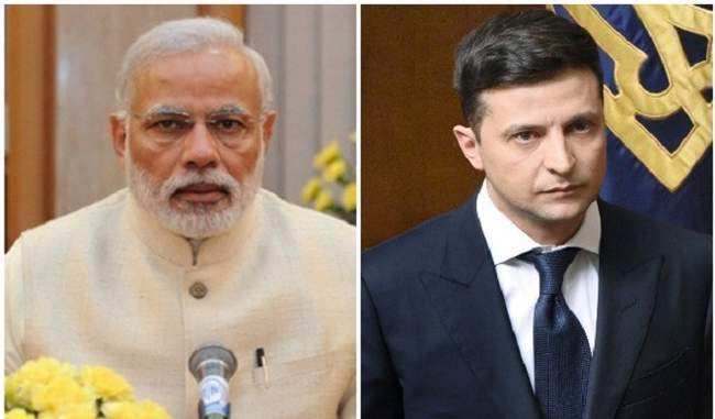 modi-and-president-of-ukraine-decided-to-strengthen-bilateral-ties