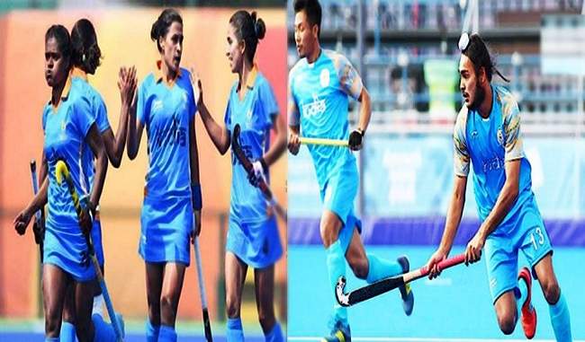 indian-men-s-and-women-s-hockey-teams-leave-for-olympic-test-competition