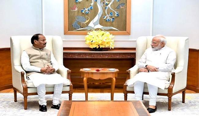 jharkhand-chief-minister-raghuvar-das-meets-prime-minister-narendra-modi