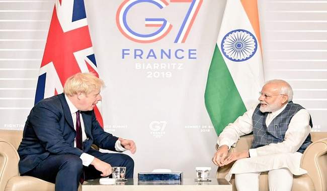 pm-modi-meets-johnson-before-g-7-conference-emphasizes-on-deepening-indo-uk-relations