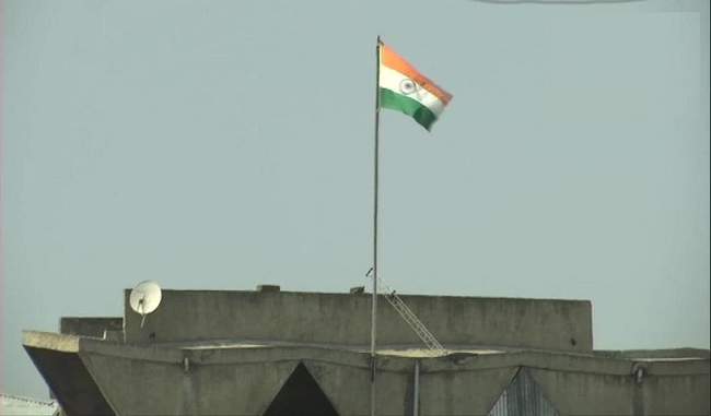 jammu-kashmir-flag-removed-from-srinagar-secretariat-tricolor-waved