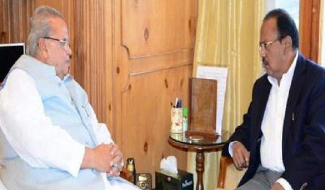 ajit-doval-meets-jammu-and-kashmir-governor-satya-pal-malik-discusses-security-situation