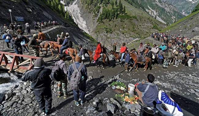 amarnath-yatra-concludes-with-subdued-ceremony