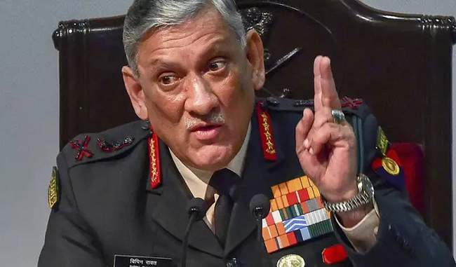 Army Chief General Bipin Rawat canceled his proposed Jaisalmer visit