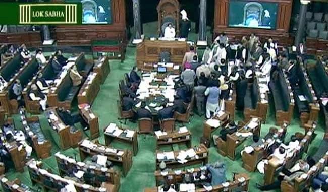 demanding-pm-modi-statement-on-the-jammu-and-kashmir-issue-opposition-fumed-in-lok-sabha