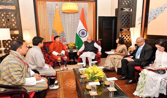 bhutans-leader-of-opposition-meets-pm-modi