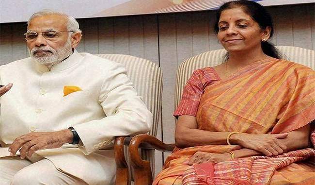 modi-reviews-state-of-economy-with-sitharaman-finance-ministry-officials