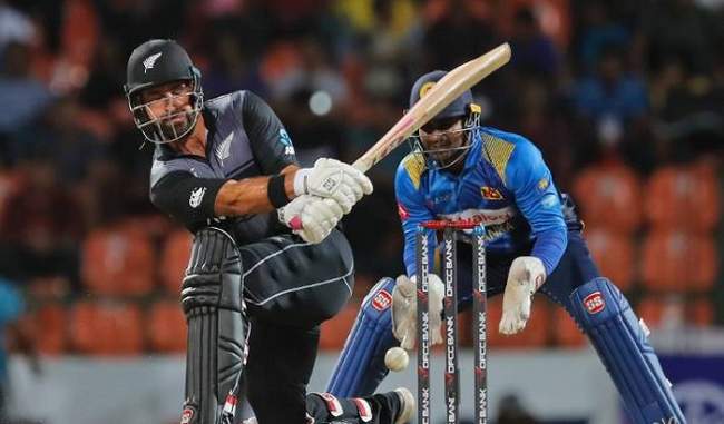 sl-vs-nz-half-century-innings-of-bruce-and-grandhomme-lead-new-zealand-to-victory