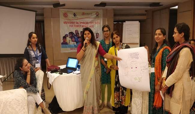 मिरेकल फाउंडेशन इंडिया ने आरंभ चिल्ड्रन होम की पार्टनरशिप द्वारा ‘फैमली बेस्ड केयर’ पर की वर्कशॉप