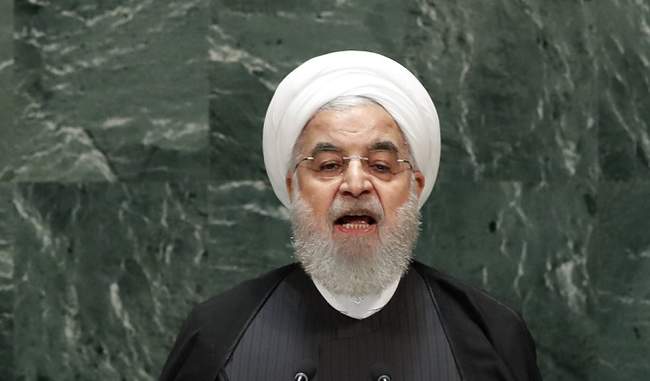 ईरान के राष्ट्रपति हसन रूहानी ने अमेरिका के साथ बातचीत से इनकार किया