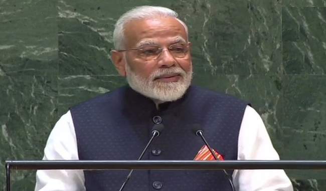 UNGA में बोले PM मोदी: हमारे देश ने दुनिया को युद्ध नहीं बुद्ध दिए हैं
