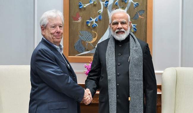 pm-modi-interacts-with-nobel-laureate-richard-thaler-discusses-nudge-theory
