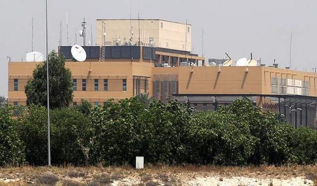 बगदाद में रात के समय अमेरिकी दूतावास पर रॉकेट से हमला, एक जख्मी