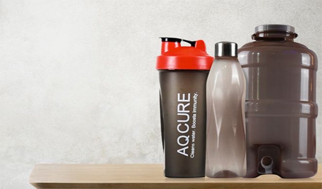 AqCure water bottles
