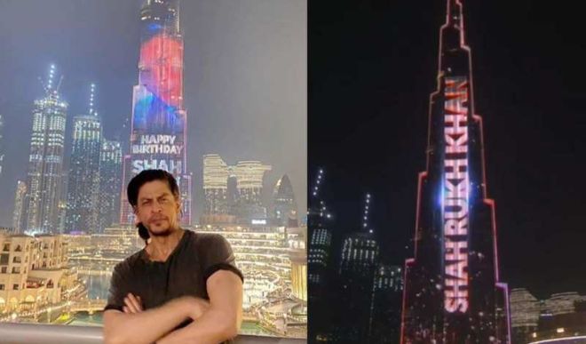 Burj Khalifa lights up on SRK 55th birthday