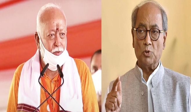  Digvijay Singh questioned Sarsanghchalak 