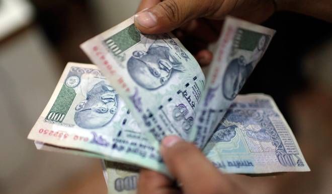 Rupee fell three paise against dollar, closed 