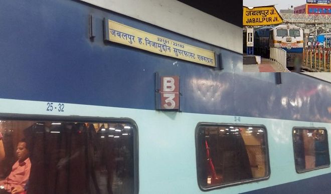 Special train from Jabalpur 