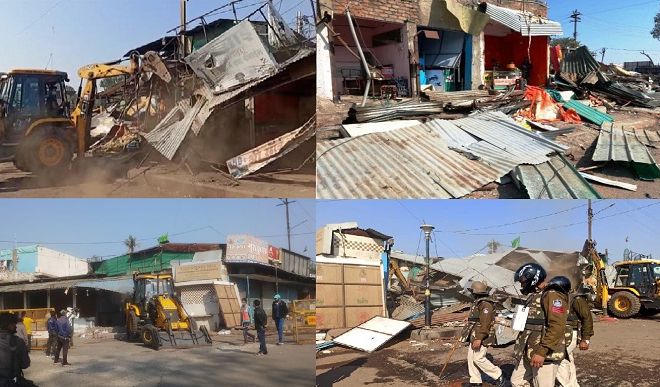 Bulldozers of administration on Iranian camp 