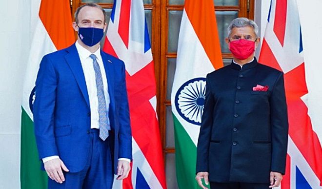 Jaishankar and British Foreign Minister